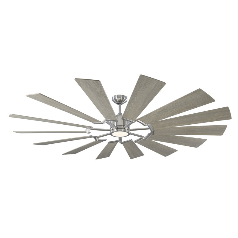 Brayden Studio® 72" Oswestry 14 - Blade LED Standard Ceiling Fan with